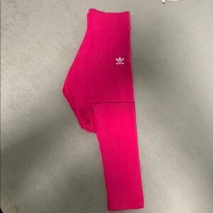 Adidas Pink Leggings Athletic Stretchy